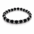 Bracciale in Ossidiana Elastico New Design – Protezione introspezione - Clorophilla Shop