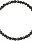 BRACCIALE IN OSSIDIANA NERA - Scudo energetico - Clorophilla Shop