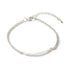Bracciale in Pietra di Luna Naturale Sfaccettata con Catena in Acciaio Inossidabile - Clorophilla Shop
