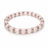 Bracciale in Quarzo Rosa Elastico New Design – Amore e Relazione - Clorophilla Shop