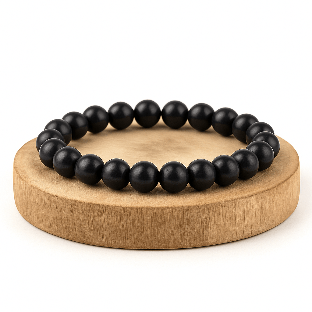 BRACCIALE IN SHUNGITE - Protezione e purificazione - Clorophilla Shop