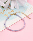 Bracciale in Tanzanite sfaccettato - Trasformazione e crescita interiore - Clorophilla Shop