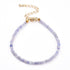 Bracciale in Tanzanite sfaccettato - Trasformazione e crescita interiore - Clorophilla Shop