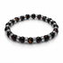 Bracciale in Tormalina nera Elastico New Design – Protezione dalle negatività - Clorophilla Shop
