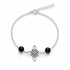 Bracciale Nodo della Strega in Argento 925 – Protezione e Intuizione - Clorophilla Shop