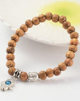 Bracciale portafortuna amuleto mano di Fatima - Clorophilla Shop