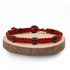 BRACCIALE ROSSO FORTUNA E PROTEZIONE - 7 nodi in tormalina - Clorophilla Shop