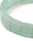 Bracciale sfaccettato in Pietra Avventurina verde - FORTUNA E NUOVE OPPORTUNITÀ - Clorophilla Shop