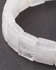 Bracciale sfaccettato in Pietra Cristallo di rocca - AMPLIFICATORE ENERGETICO - Clorophilla Shop