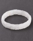 Bracciale sfaccettato in Pietra Cristallo di rocca - AMPLIFICATORE ENERGETICO - Clorophilla Shop