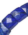 Bracciale sfaccettato in Pietra Lapislazzuli - LUCIDITÀ MENTALE E INTUIZIONE - Clorophilla Shop