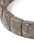 Bracciale sfaccettato in Pietra Pirite - Prosperità e successo - Clorophilla Shop