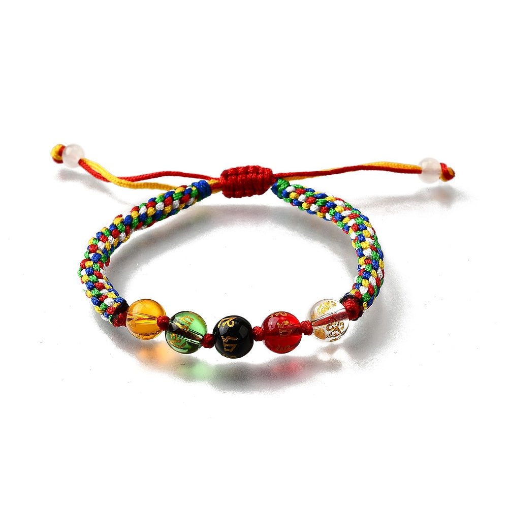 Bracciale Tibetano della Fortuna – Cinque elementi - Clorophilla Shop