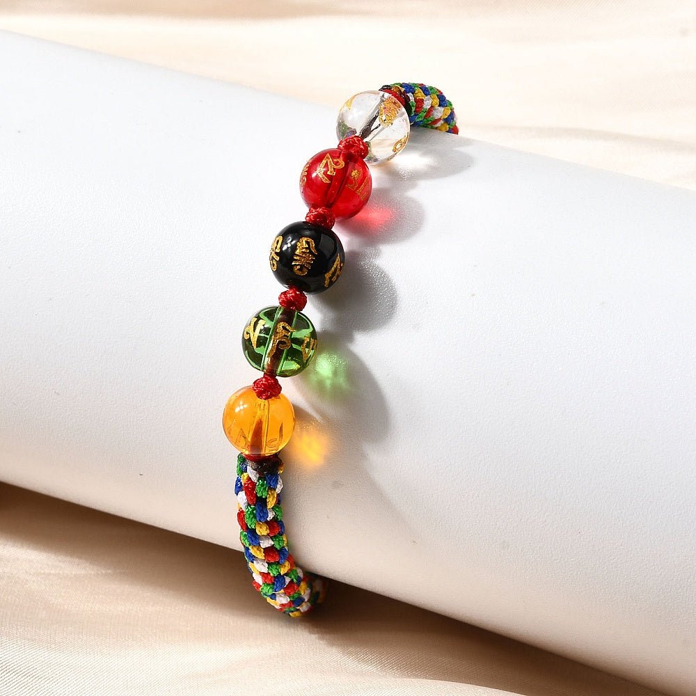 Bracciale Tibetano della Fortuna – Cinque elementi - Clorophilla Shop
