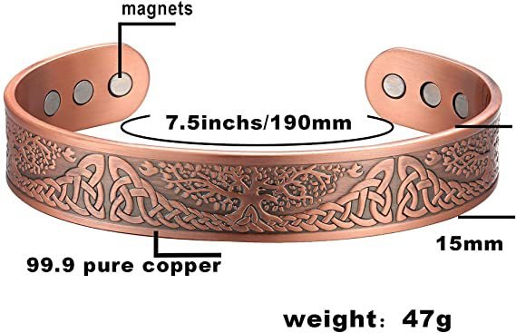 BRACCIALE TIBETANO IN RAME - Albero della vita - Clorophilla Shop