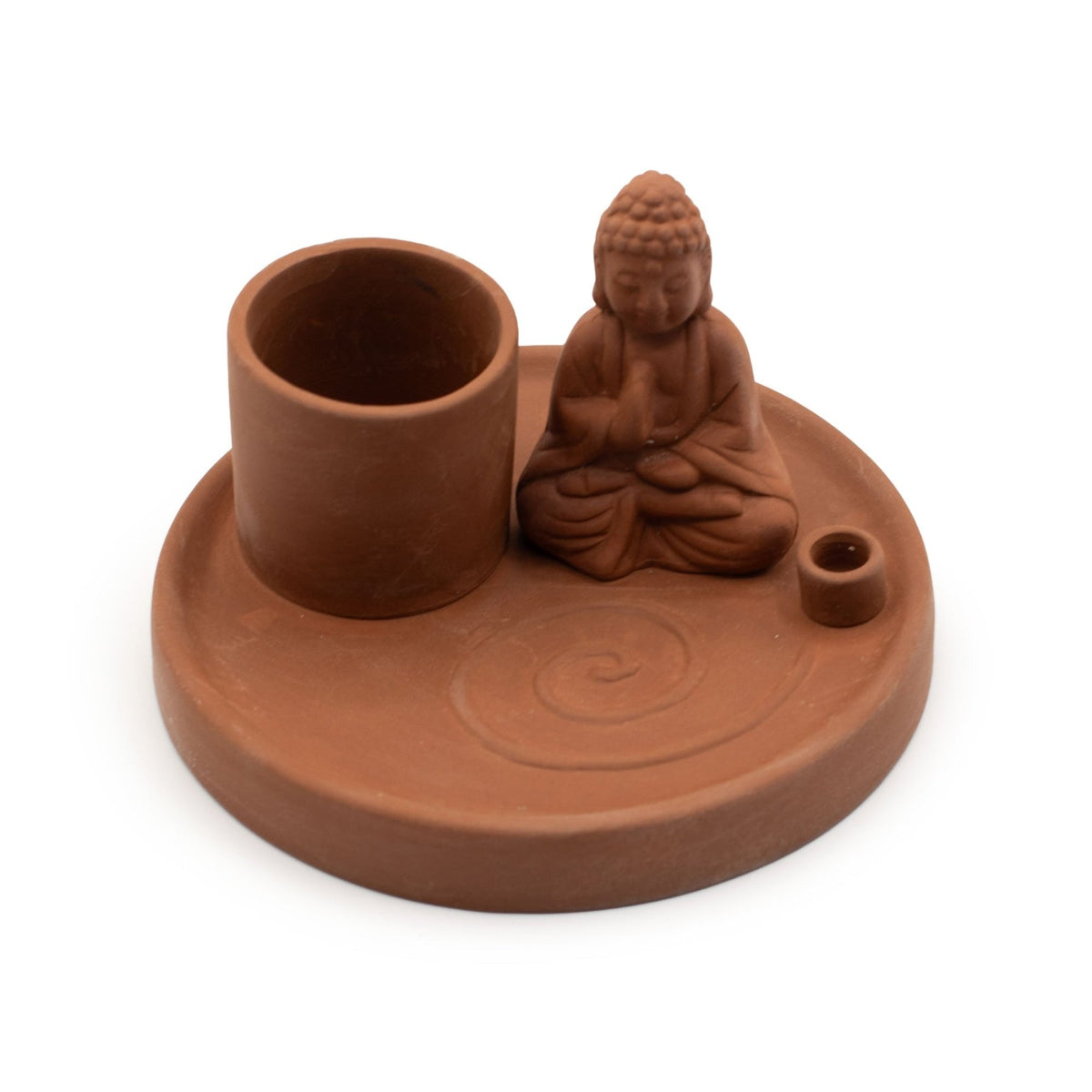 BRUCIAINCENSO BUDDHA MULTIUSO - Palo Santo, salvia bianca, incensi stick e coni - Clorophilla Shop