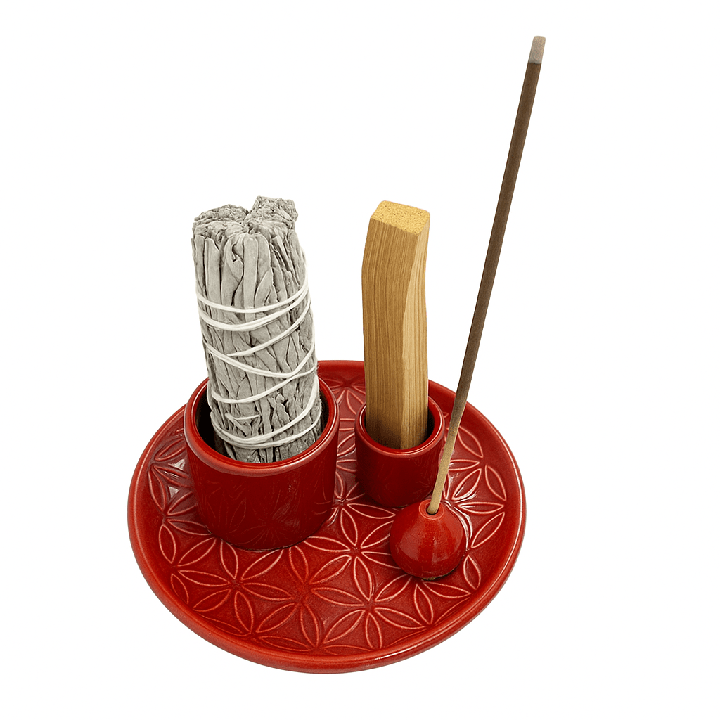 Bruciaincenso multiuso - Palo Santo, salvia bianca e incensi stick - Clorophilla Shop
