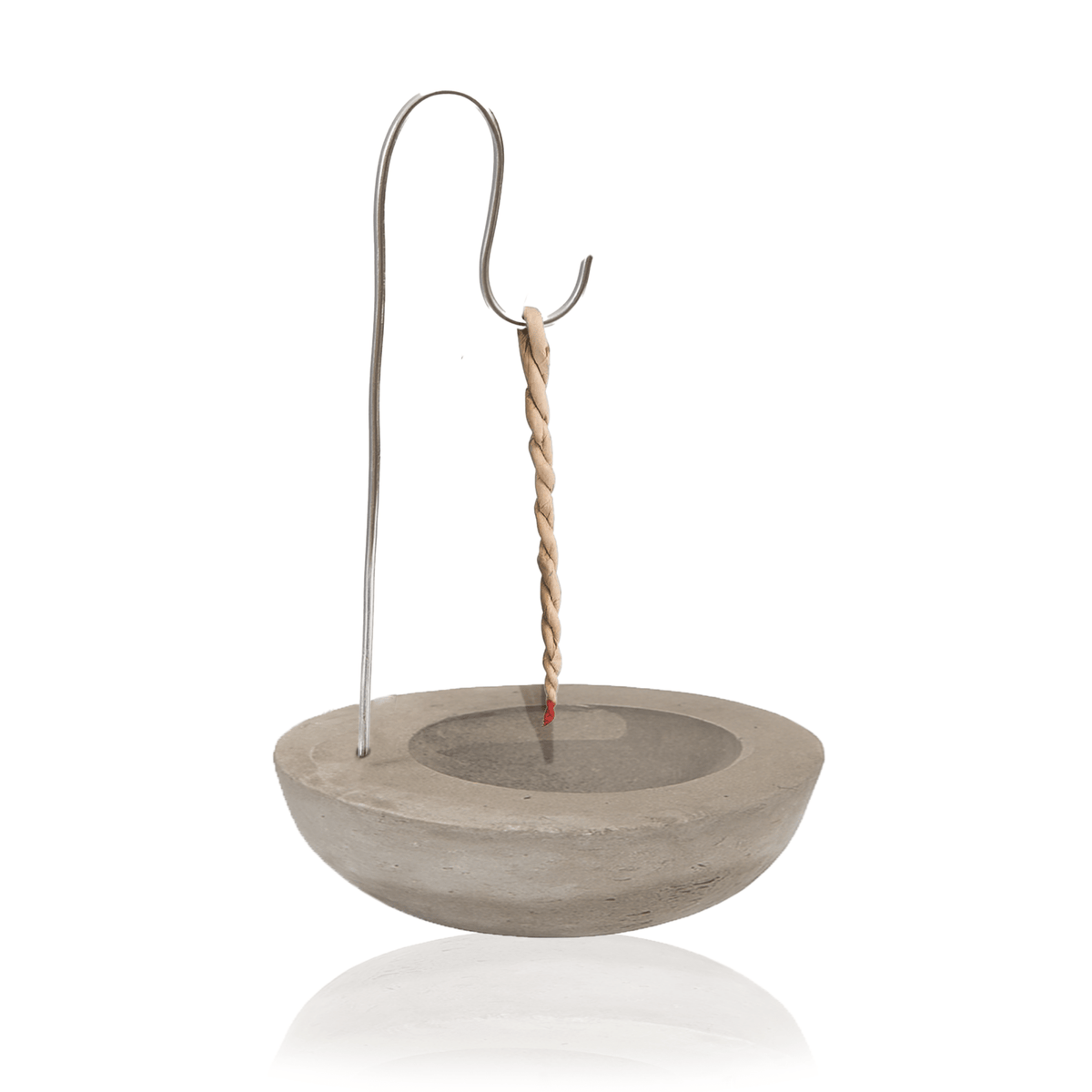 Bruciaincenso per incenso in corda in cemento - Clorophilla Shop