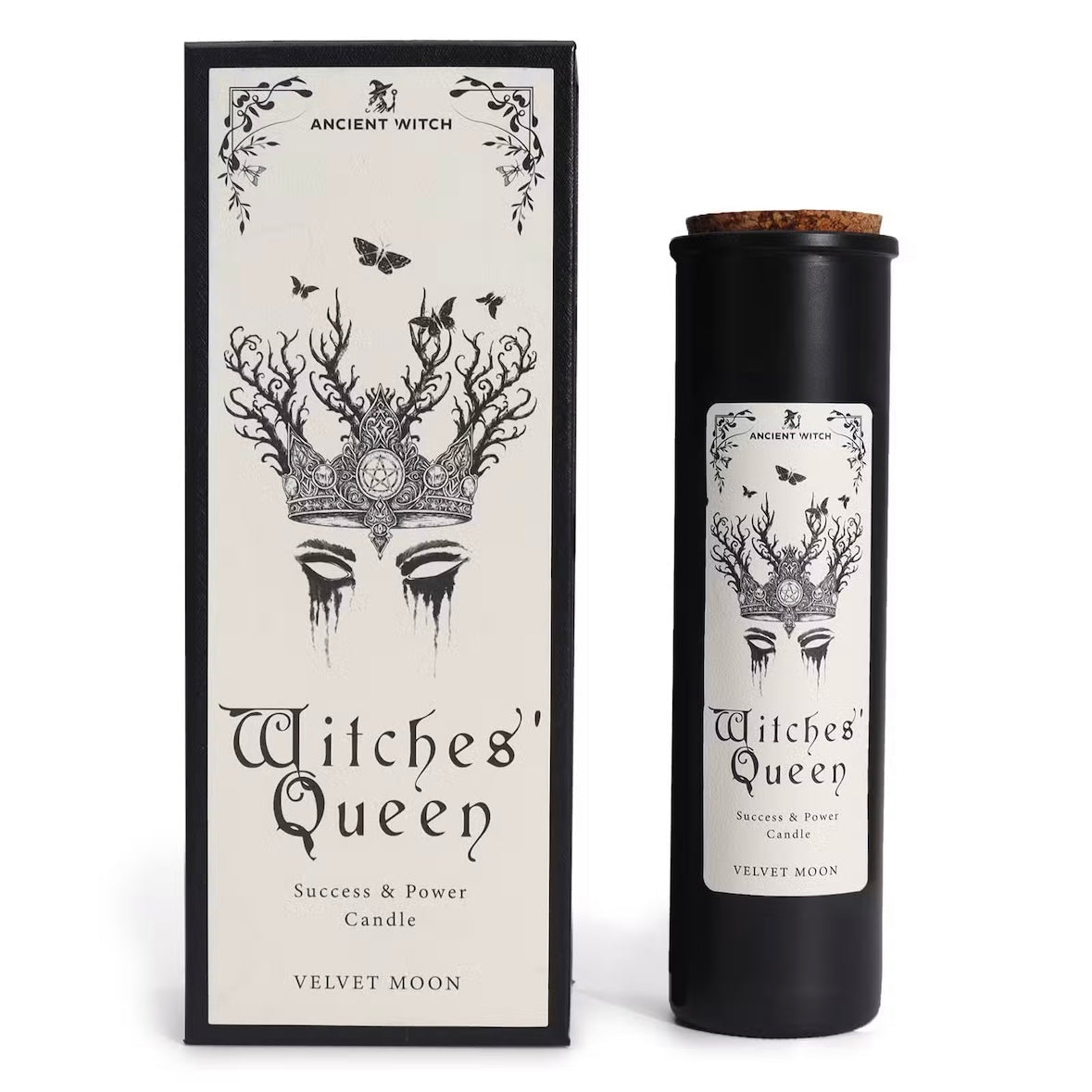 CANDELA PURIFICANTE DELLA STREGA ANTICA - Regina delle streghe - Clorophilla Shop