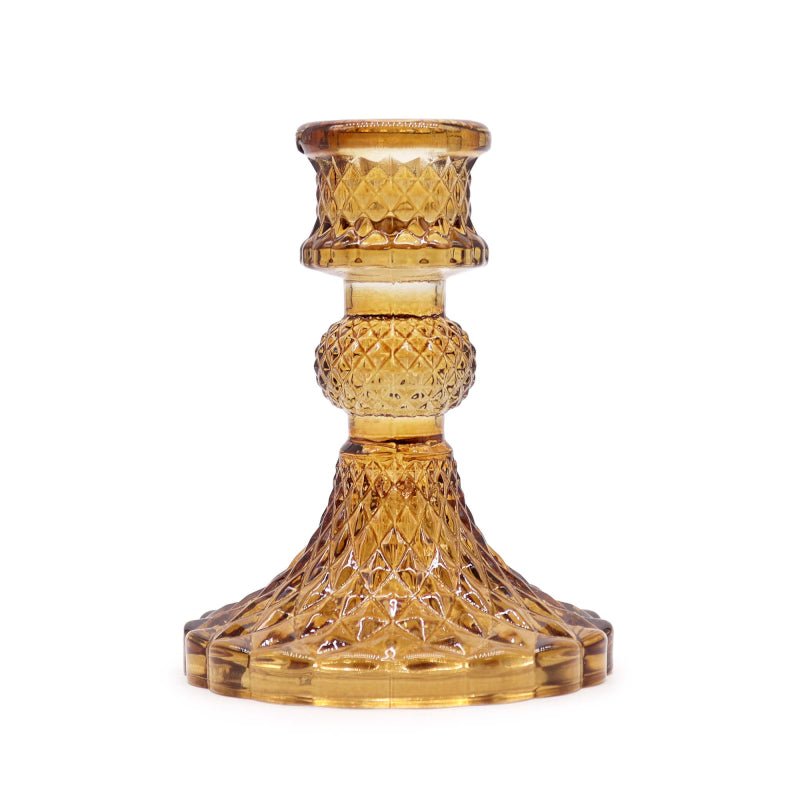 CANDELIERE VINTAGE IN VETRO - Ambra - Clorophilla Shop