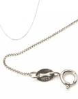 Catenella in argento 925 per collane con chiusura a moschettone - 46cm - Clorophilla Shop