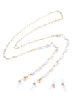 CATENELLA OCCHIALI CON HOWLITE - Calma ed equilibrio - Clorophilla Shop