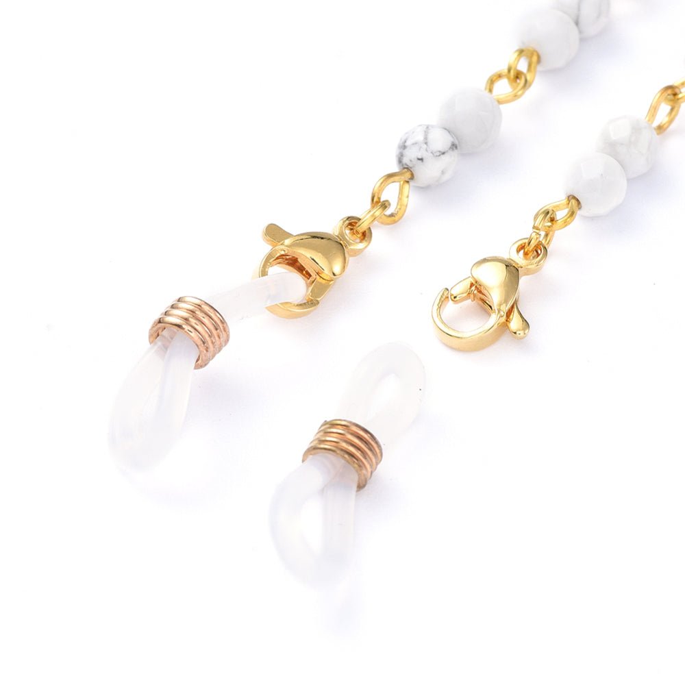 CATENELLA OCCHIALI CON HOWLITE - Calma ed equilibrio - Clorophilla Shop