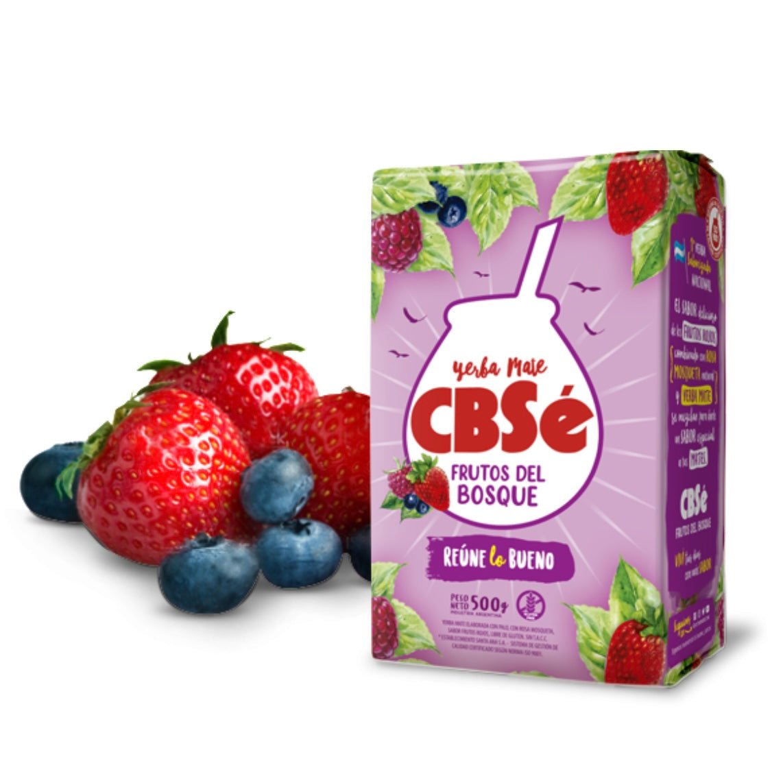 CBSÈ Yerba Mate con palo ai frutti di bosco - Origine Argentina 500g - Clorophilla Shop