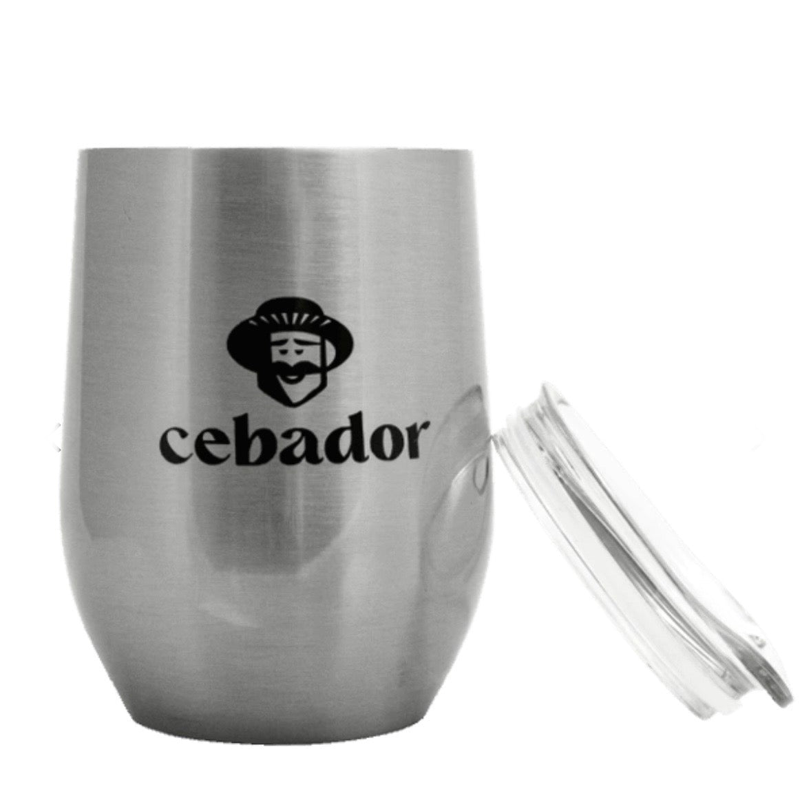 Cebador TermoLid in acciaio inox con coperchio - Coppa per Yerba Mate - Clorophilla Shop