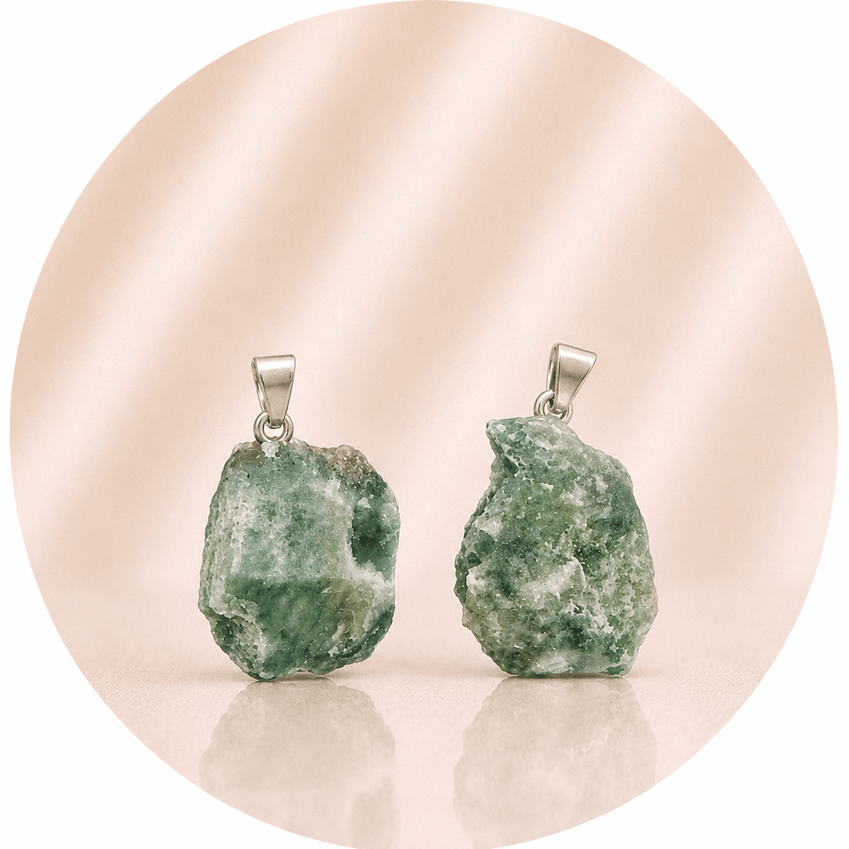CIONDOLO AGATA ALBERO GREZZA - Equilibrio, crescita e connessione con la natura - Clorophilla Shop