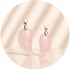 CIONDOLO ALA IN QUARZO ROSA - Amore e armonia - Clorophilla Shop