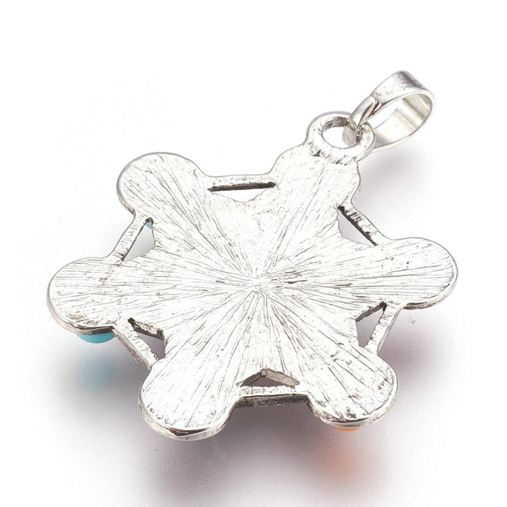 CIONDOLO CUBO METATRON 7 CHAKRA – Geometria Sacra - Clorophilla Shop