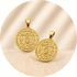 CIONDOLO ESAGRAMMA DI SALOMONE PLACCATO ORO 18k – Amuleto Protettivo - Clorophilla Shop