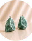 CIONDOLO IN AVVENTURINA VERDE GREZZA - Fortuna, equilibrio e benessere - Clorophilla Shop