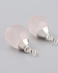 Ciondolo in Quarzo Rosa Naturale sfaccettato – Amore e Armonia Emotiva - Clorophilla Shop