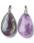 CIONDOLO LACRIMA IN FLUORITE - Chiarezza mentale, concentrazione e crescita personale - Clorophilla Shop