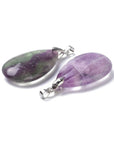 CIONDOLO LACRIMA IN FLUORITE - Chiarezza mentale, concentrazione e crescita personale - Clorophilla Shop