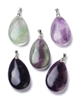 CIONDOLO LACRIMA IN FLUORITE - Chiarezza mentale, concentrazione e crescita personale - Clorophilla Shop