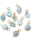 Ciondolo Mini in Pepita di Larimar Naturale - Serenità ed equilibrio - Clorophilla Shop