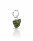 CIONDOLO MOLDAVITE NATURALE IN ARGENTO 925 - Cambiamento e trasformazione - Clorophilla Shop