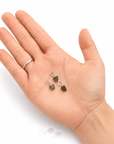 CIONDOLO MOLDAVITE NATURALE IN ARGENTO 925 - Cambiamento e trasformazione - Clorophilla Shop
