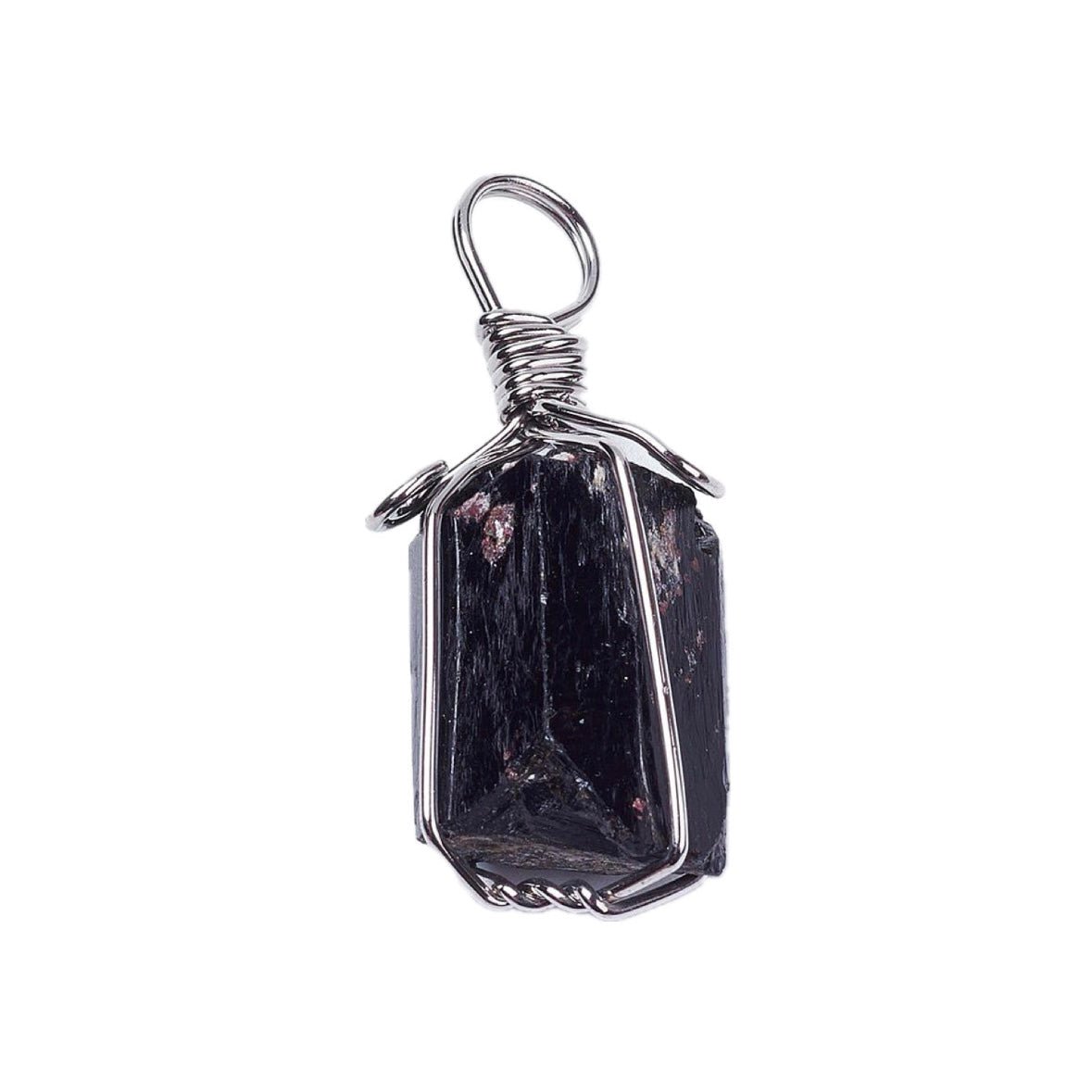 CIONDOLO MONOLITE IN TORMALINA NERA - Protezione dalle energie negative - Clorophilla Shop