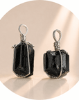 CIONDOLO MONOLITE IN TORMALINA NERA - Protezione dalle energie negative - Clorophilla Shop