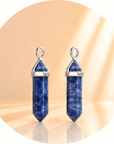 CIONDOLO PRISMA IN SODALITE - Calma mentale, chiarezza e comunicazione - Clorophilla Shop
