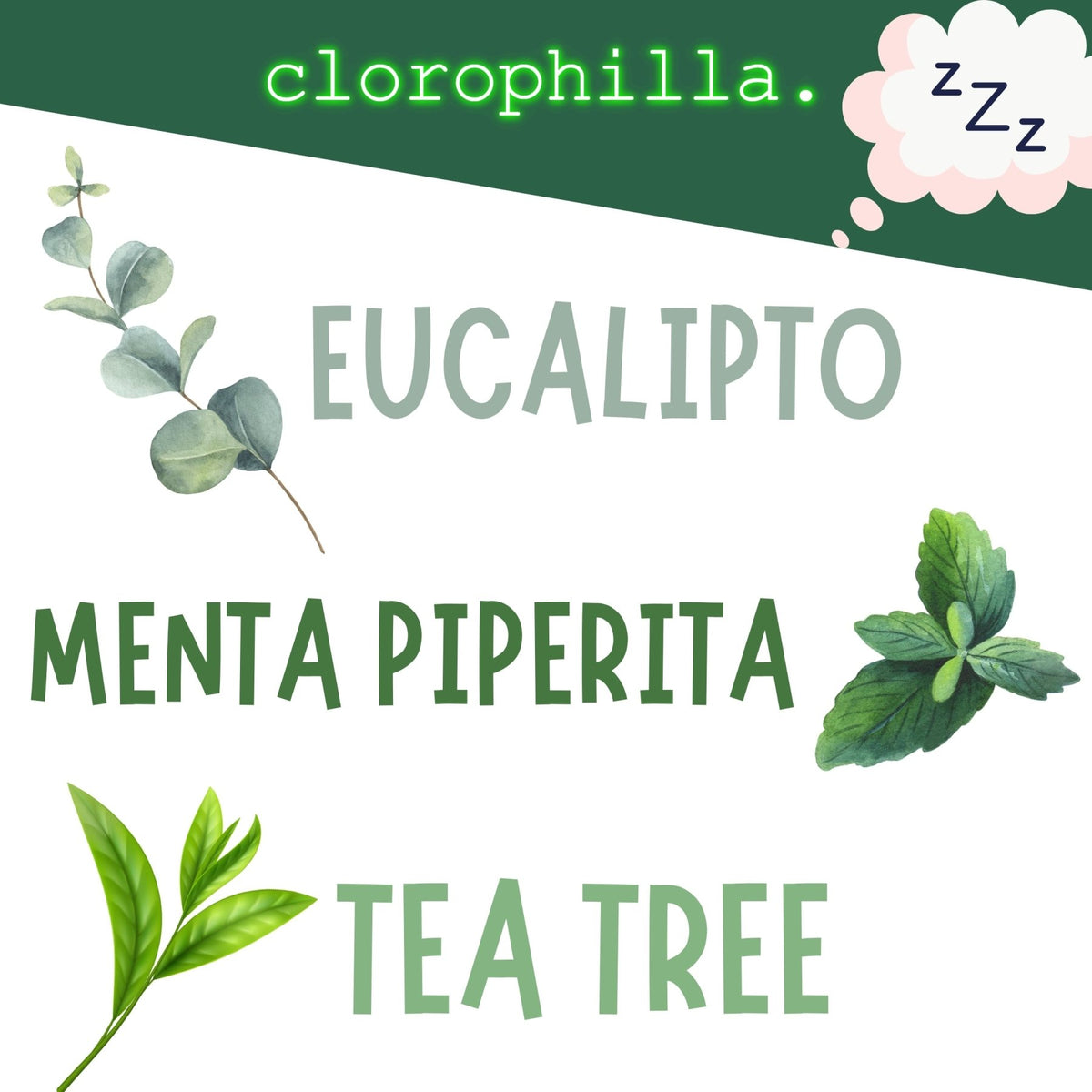 Clorophilla - RESPIRA BENE Spray per cuscino balsamico notte - 100ml - Clorophilla Shop