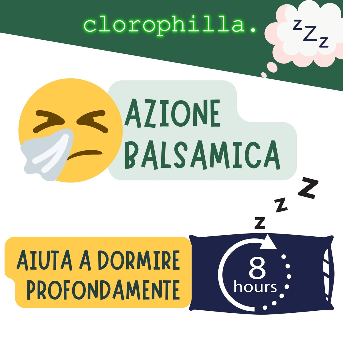 Clorophilla - RESPIRA BENE Spray per cuscino balsamico notte - 100ml - Clorophilla Shop
