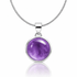 COLLANA CON AMETISTA ARGENTO 925 - Calma e rilassamento - Clorophilla Shop