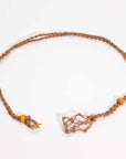 COLLANA CON GABBIETTA PER PIETRE - Marrone - Clorophilla Shop
