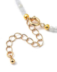 Collana in Acquamarina Naturale in ottone - calma e serenità - Clorophilla Shop