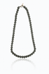 COLLANA IN PIETRA LAVICA - Forza, stabilità e radicamento - Clorophilla Shop